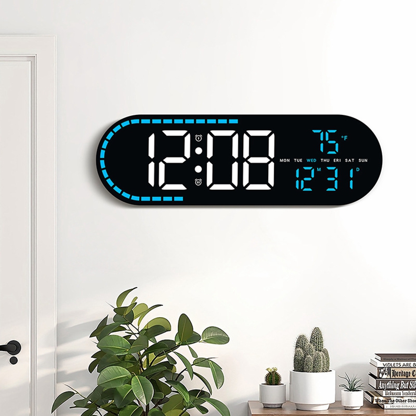 Large Digital Wall Clock Tempe - Modern Electronics Gadgets review and price