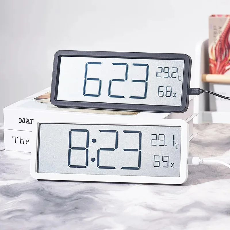 LCD Screen Digital Wall Clock  - Modern Electronics Gadgets review and price