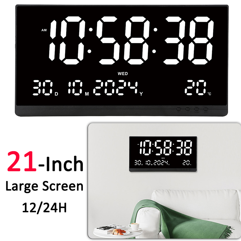 21 Inch Large Digital Wall Clo - Modern Electronics Gadgets review and price