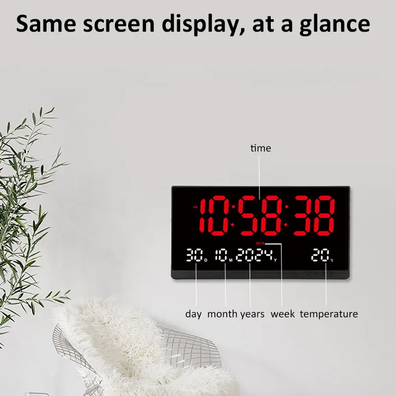 21 Inch Large Digital Wall Clo - Modern Electronics Gadgets review and price