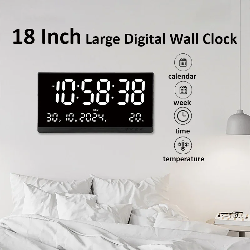 21 Inch Large Digital Wall Clo - Modern Electronics Gadgets review and price