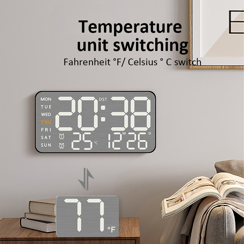 Mirror Brushed Finish Wall Clo - Modern Electronics Gadgets review and price