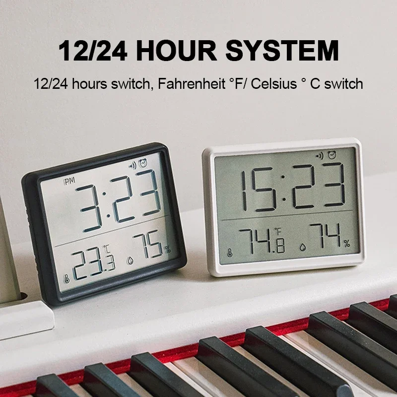 Ultra Thin Alarm Clock LCD Lar - Modern Electronics Gadgets review and price