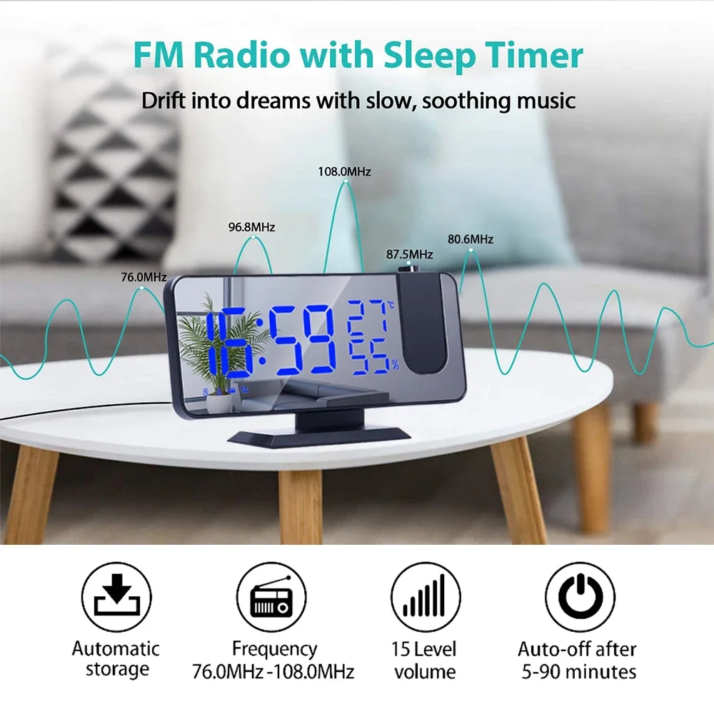 LED Digital Projection Alarm C - Modern Electronics Gadgets review and price