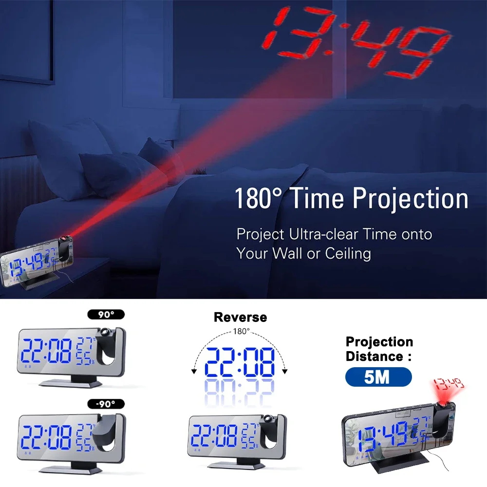 LED Digital Projection Alarm C - Modern Electronics Gadgets review and price