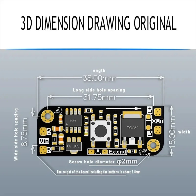 Micro Button Dimming Board Key - Electronics & Gadgets Starting With D review and price